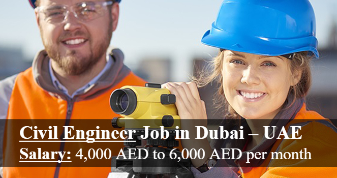 Civil Engineer Job in Dubai – UAE